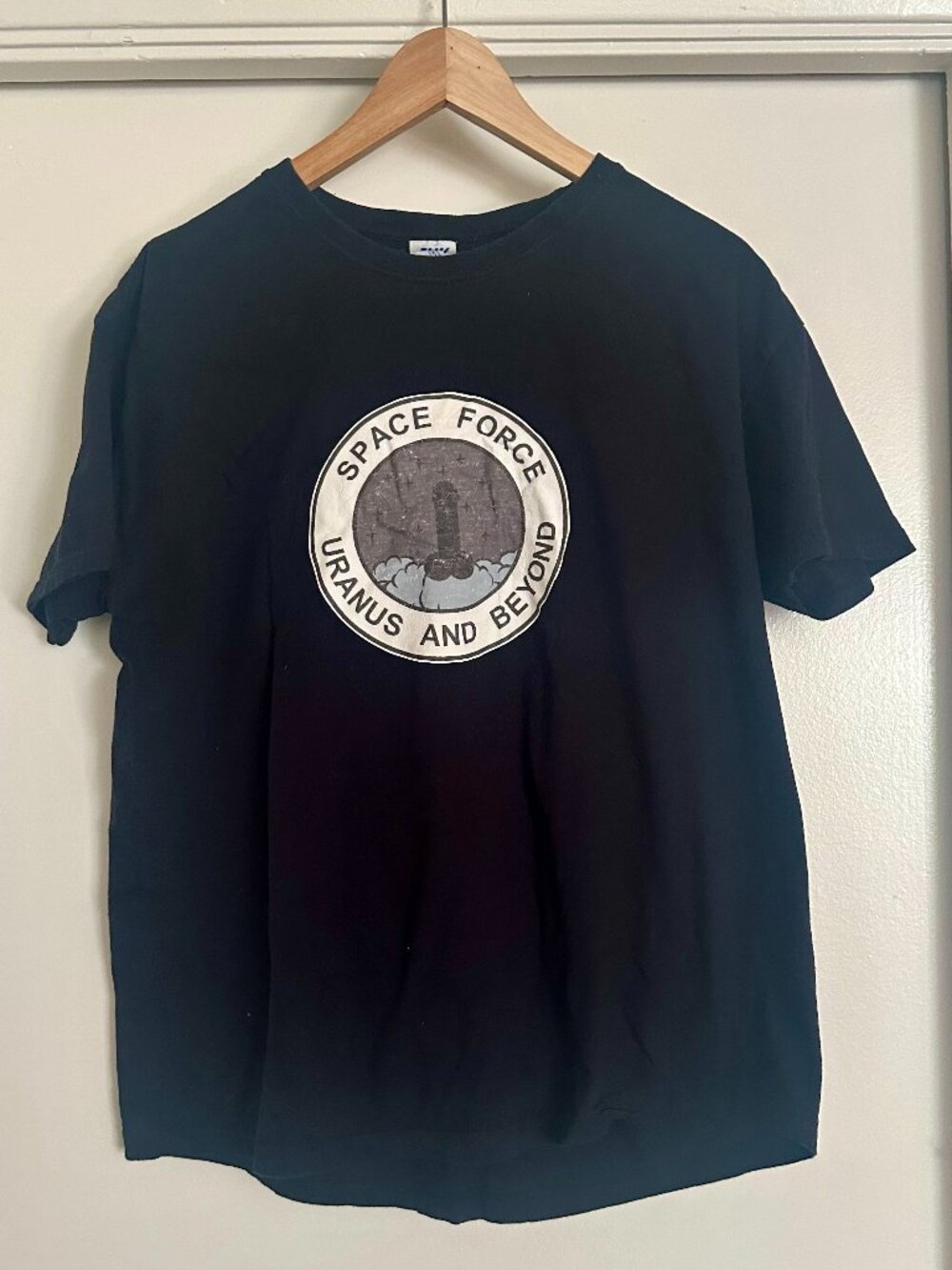 Dirty Space Force Uranus and Beyond Graphic T-Shirt Large